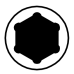 3/8" Головка Spline 6 мм, L=63 мм (FORCE 53Q7706)