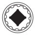 3/8" Головка Spline 6 мм, L=63 мм (FORCE 53Q7706)