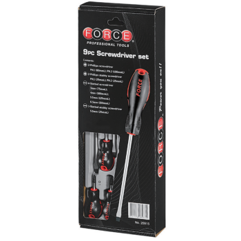 Набор отвёрток 9 пр. (FORCE 20915)