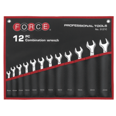 Набор ключей рожково-накидных 12 пр. (1/4"-15/16") (FORCE 5121SC)