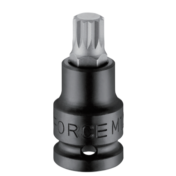 1/2" Головка-бита Spline цельная, ударная М6, L=55 мм (FORCE 24805506)