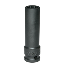 1/2″ Головка двенадцатигранная ударная, глубокая 23 мм, L=85 мм (FORCE 4488523)