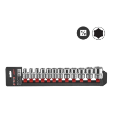 1/2" Набор головок 6-гр. 12 пр. (5/16"-1") (FORCE 4127)