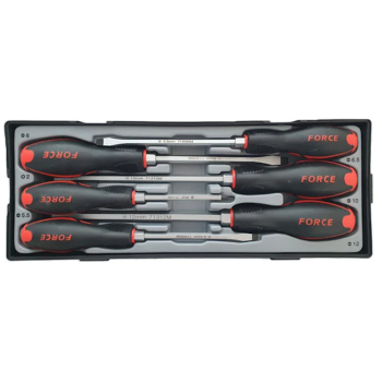 Набор отвёрток ударных 6 пр.(РН+шлиц.) (FORCE T20610A)