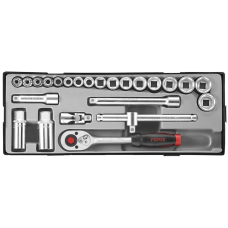 Набор инструмента 3/8″ 24пр. (6-22mm) (FORCE T3251-5)