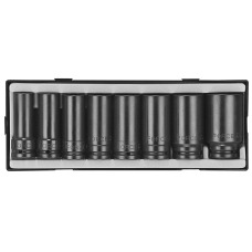 3/4″Набор головок ударных 6гр.8пр. (19;22;24;27;30; 32;36;41mm x L=100m) (FORCE T6085)