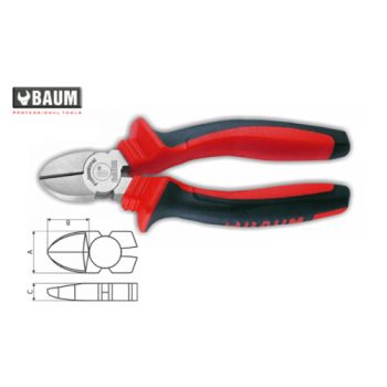 Бокорезы диагональные L=175mm (BAUM 102-7B)