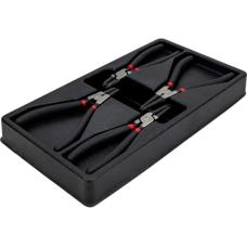 Набор щипцов для снятия стопорных колец L=175mm x 4 пр.  (BAUM 110/4)