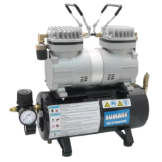 Миникомпрессор низкого давления с регулятором,фильтром и шлангом 1/6HP (Sumake MC-1103TGMV-230V)