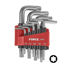 Набор ключей Torx Г-обр. 9 пр. (Т10-Т50) (FORCE 5098)