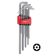 Набор ключей Torx Г-обр. с отверстием экстрадлинных 9 пр. (T10H-T50H) (FORCE 5098XLT)