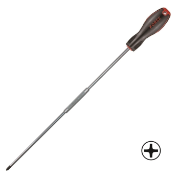 Отвёртка крестовая удлинённая РН2, L=515 мм (FORCE 65512L)