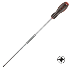 Отвёртка крестовая удлинённая РZ2, L=515 мм (FORCE 65522L)
