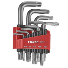 Набор ключей Torx 5-ти лучевых с отверстием Г-обр. 9 пр. (ТS10-TS50) (FORCE 50913)