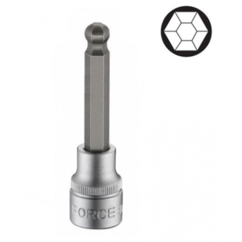 1/2" Головка-бита шар. шестигранная (HEX BALL) 5 мм, L=240 мм (FORCE 34524005)