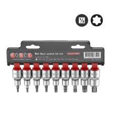 1/2" Набор головок-бит Е-профиль (Torx)  9 пр., L=55 мм (FORCE 40913)