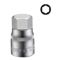 1/2" Головка-бита шестигранная (HEX) цельная 4 мм, L=38 мм (FORCE 34404)