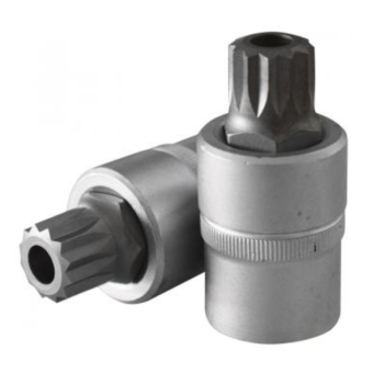 1/2" Головка-бита Spline с отверстием М14, L=55 мм (FORCE 34805514T)