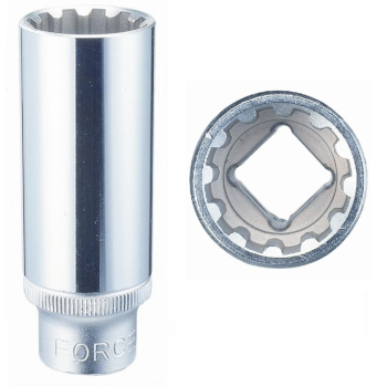 1/4" Головка Spline глубокая 14 мм, L=50 мм (FORCE 52Q5014)
