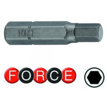1/4" Бита шестигранная (HEX) 4мм, L=25мм (FORCE 1242504)