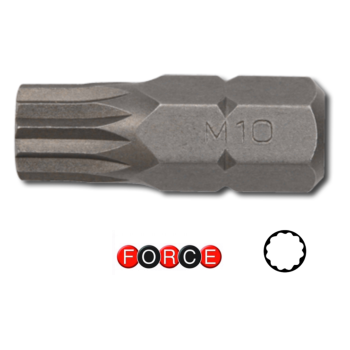 10 мм Бита Spline M7, L=30 мм (FORCE 1783007)