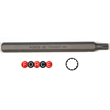 10 мм Бита Spline M10, L=120 мм (FORCE 17812010)