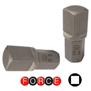 10 мм Бита квадрат (Square) 9 мм, L=30 мм (FORCE 174S3009)
