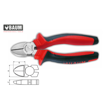 Бокорезы диагональные L=200mm (BAUM 102DC8)