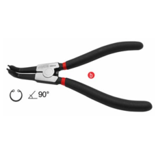 Щипцы для снятия стопорных колец отогнутые на 90° (разжим) L=175mm (BAUM 110EB-7)