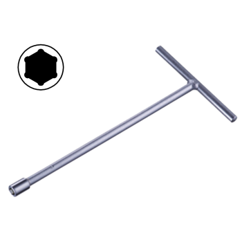 Ключ шестигранный торцевой Т-обр.  7mm x L=160/220mm (BAUM 20507)