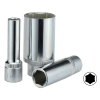1/4" ГОЛОВКИ ТОРЦЕВЫЕ 6-ти гр. ГЛУБОКИЕ 