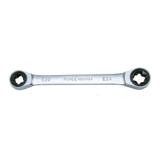 Ключ Torx трещоточный Е20хЕ24, L=225 мм (FORCE 8282024)