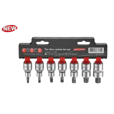 1/2" Набор головок-бит Е-профиль (Torx) 7 пр., L=55 мм (FORCE 40717)
