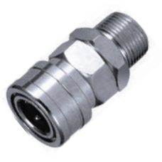 Быстроразъем для пневмосистемы большой 1/2" (m) X 13mm (наружная резьба) (Sumake NLC400M)