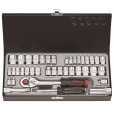 3/8" 1/4 Набор торцевых головок FORCE 3391-5, 39 предм.