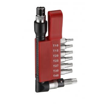 1/4" Набор бит Torx с отверстием 8 пр. (FORCE 2081)