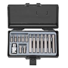 1/2" Набор бит Torx 10 мм 15 пр. (Т20-Т55) (FORCE 4156)