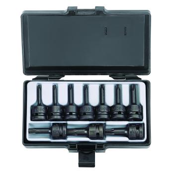 1/2" Набор головок-бит Torx ударных 10 пр. (T20-T70) (FORCE 41013)