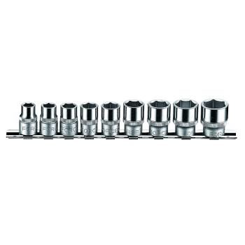 3/8" Набор головок 6-гр. дюймовых 9 пр. (FORCE 3093S)