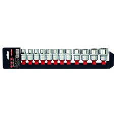 1/2" Набор головок Spline 12 пр. (10-24 мм) (FORCE 4124Q)