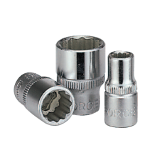 1/4" Головка двенадцатигранная 4 мм, L=25 мм (FORCE 52904)