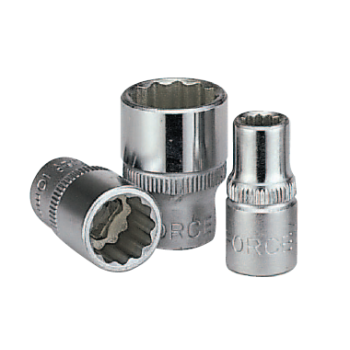 1/4" Головка двенадцатигранная 4 мм, L=25 мм (FORCE 52904)