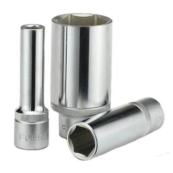 1/2" Головка шестигранная глубокая 27 мм, L=77 мм (FORCE 5457727)