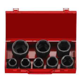 3/4″Набор головок ударных 8пр. (19;22;24;27;30; 32;36;41mm) (FORCE 6083)