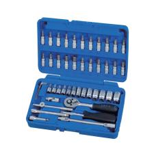1/4" Набор инструмента 6-гр. 46 пр. (4-14 мм) (INFO 8461 I)