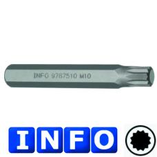 10 мм Бита Spline M5, L=75 мм (INFO 9787505 I)