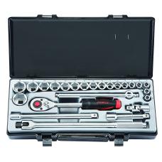 1/2" Набор инструмента 6-гр. 24 пр. (10-32 мм) (FORCE 4243-5)