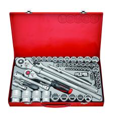 1/4",1/2" и 3/4" Набор инструмента ММ и SAE 65 пр. (FORCE 4652)