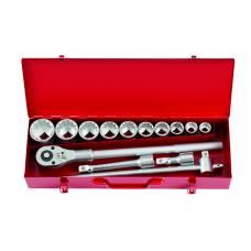 3/4" Набор инструмента 12-гр. 14 пр. (22-50 мм) (FORCE 6141)