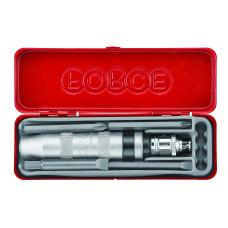 1/2" Ударно-поворотная отвертка с набором удлиненных бит 6 пр. (FORCE 5064L)
